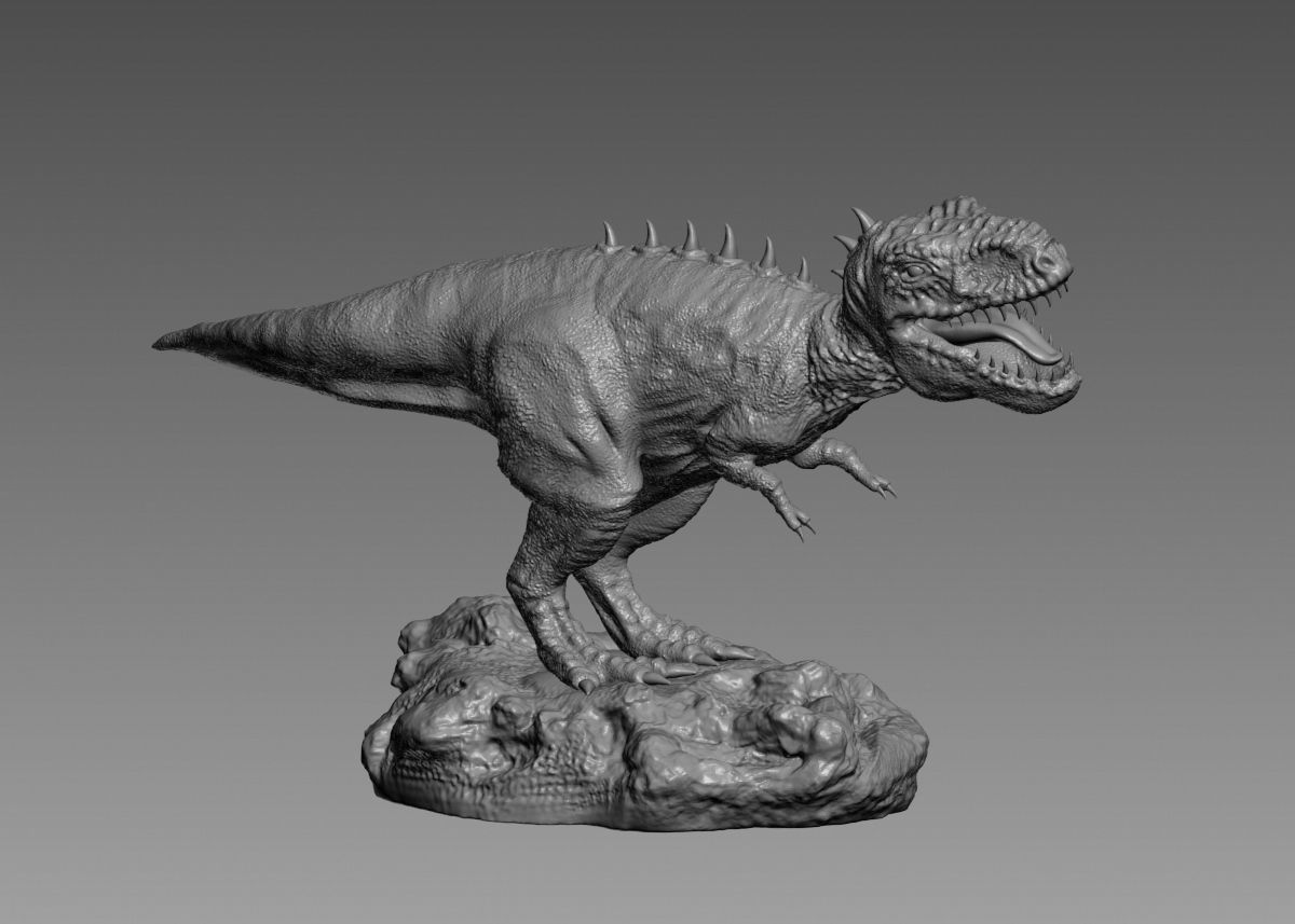 Trex Tyrannosaurus Rex Dinosaure 3d print model 3D print model_28