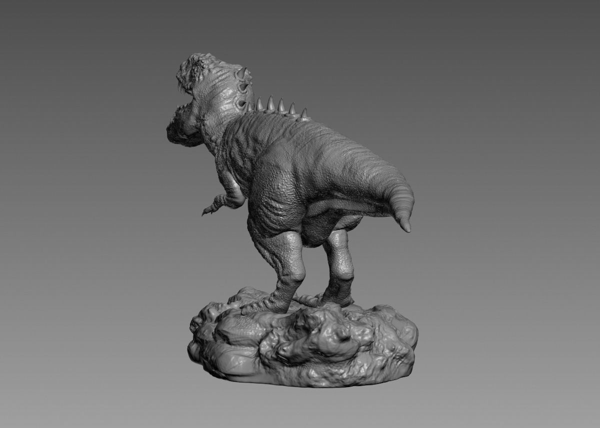 Trex Tyrannosaurus Rex Dinosaure 3d print model 3D print model_53