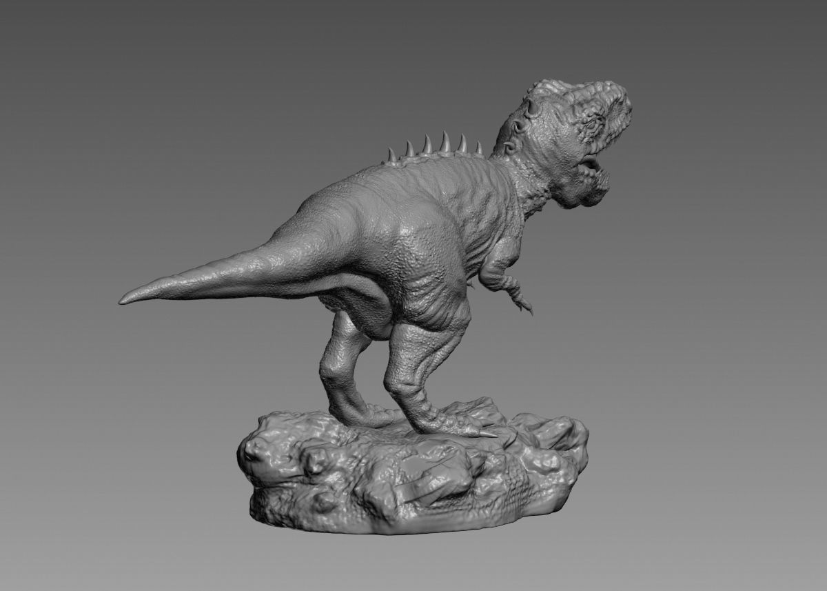 Trex Tyrannosaurus Rex Dinosaure 3d print model 3D print model_41