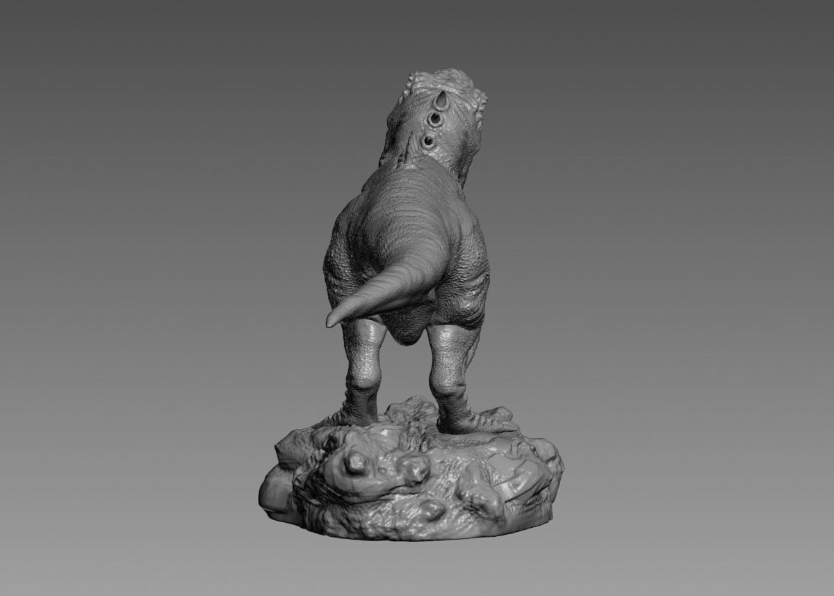 Trex Tyrannosaurus Rex Dinosaure 3d print model 3D print model_47