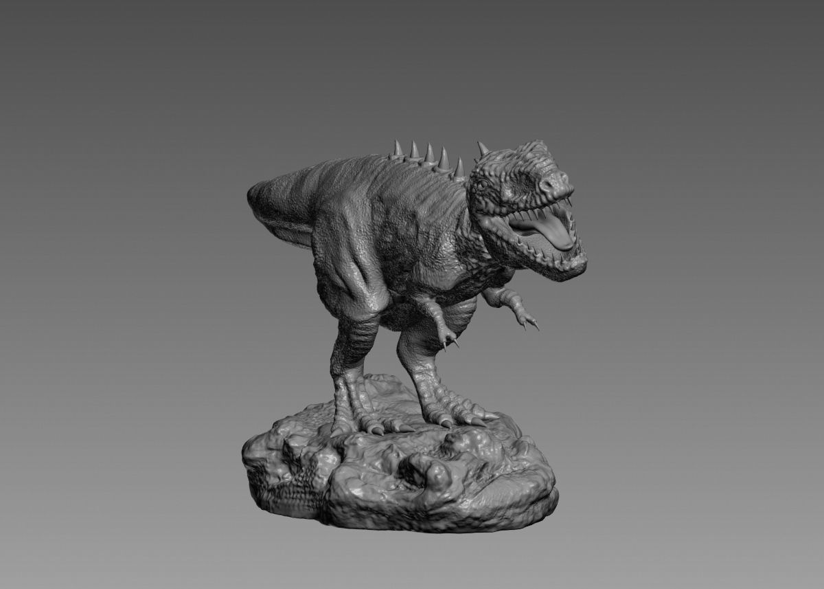 Trex Tyrannosaurus Rex Dinosaure 3d print model 3D print model_23