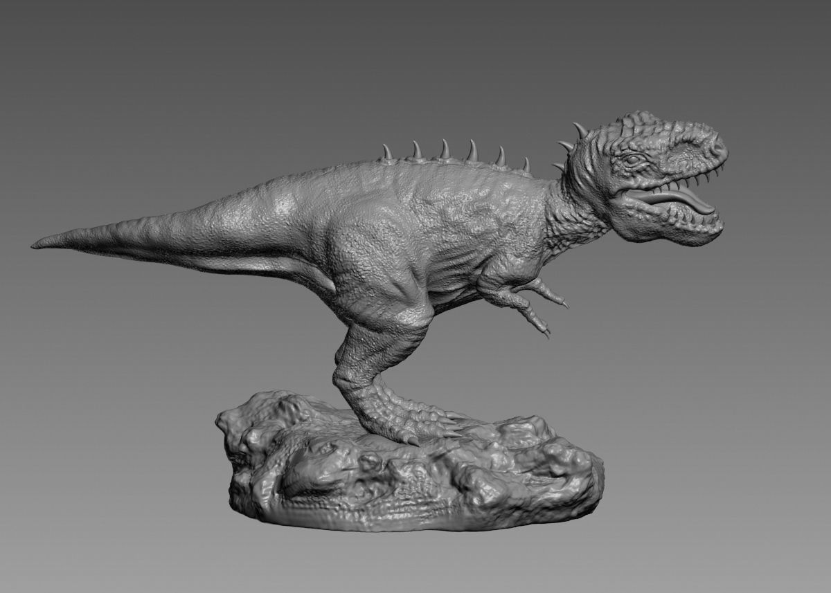 Trex Tyrannosaurus Rex Dinosaure 3d print model 3D print model_32