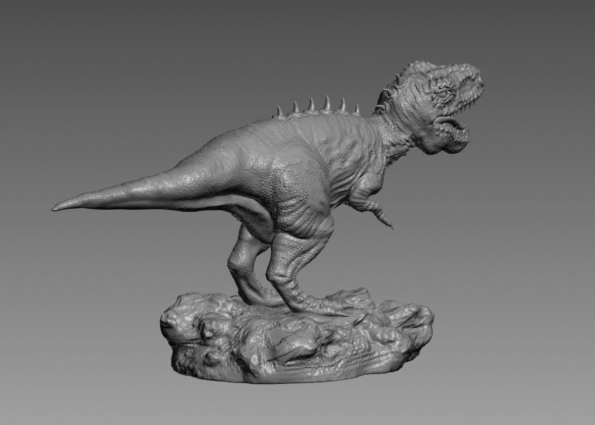 Trex Tyrannosaurus Rex Dinosaure 3d print model 3D print model_39