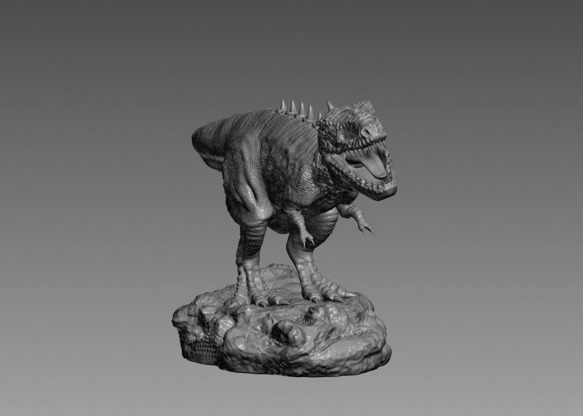 Trex Tyrannosaurus Rex Dinosaure 3d print model 3D print model_22