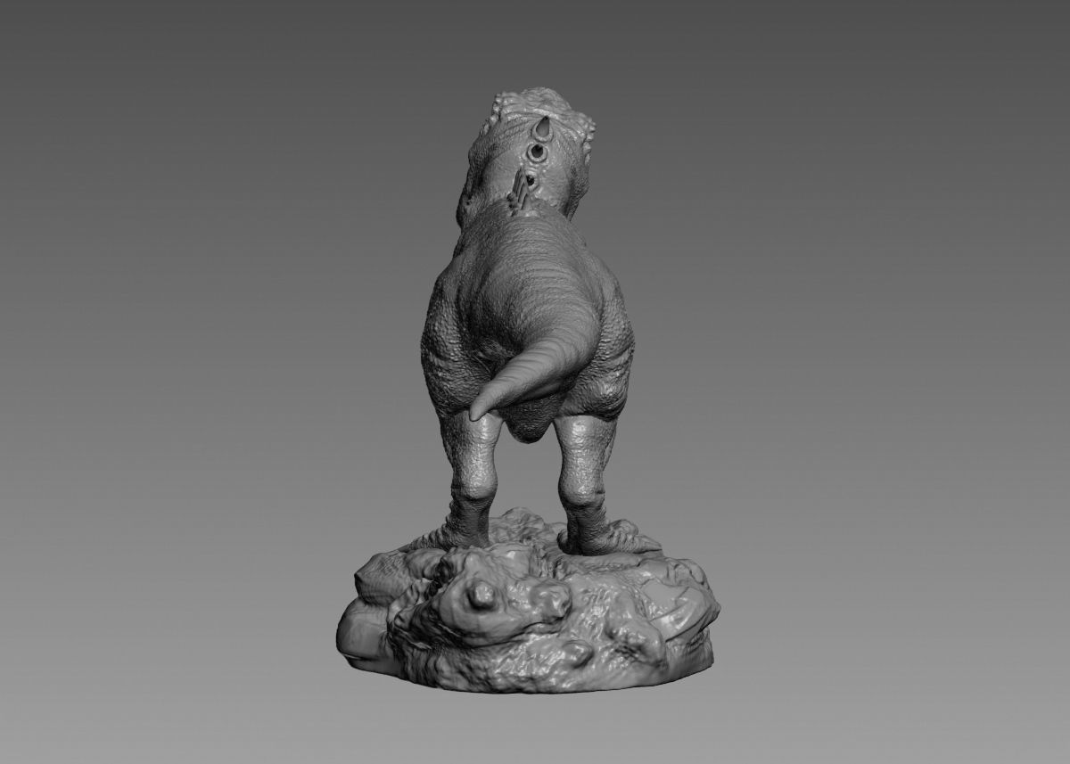 Trex Tyrannosaurus Rex Dinosaure 3d print model 3D print model_48