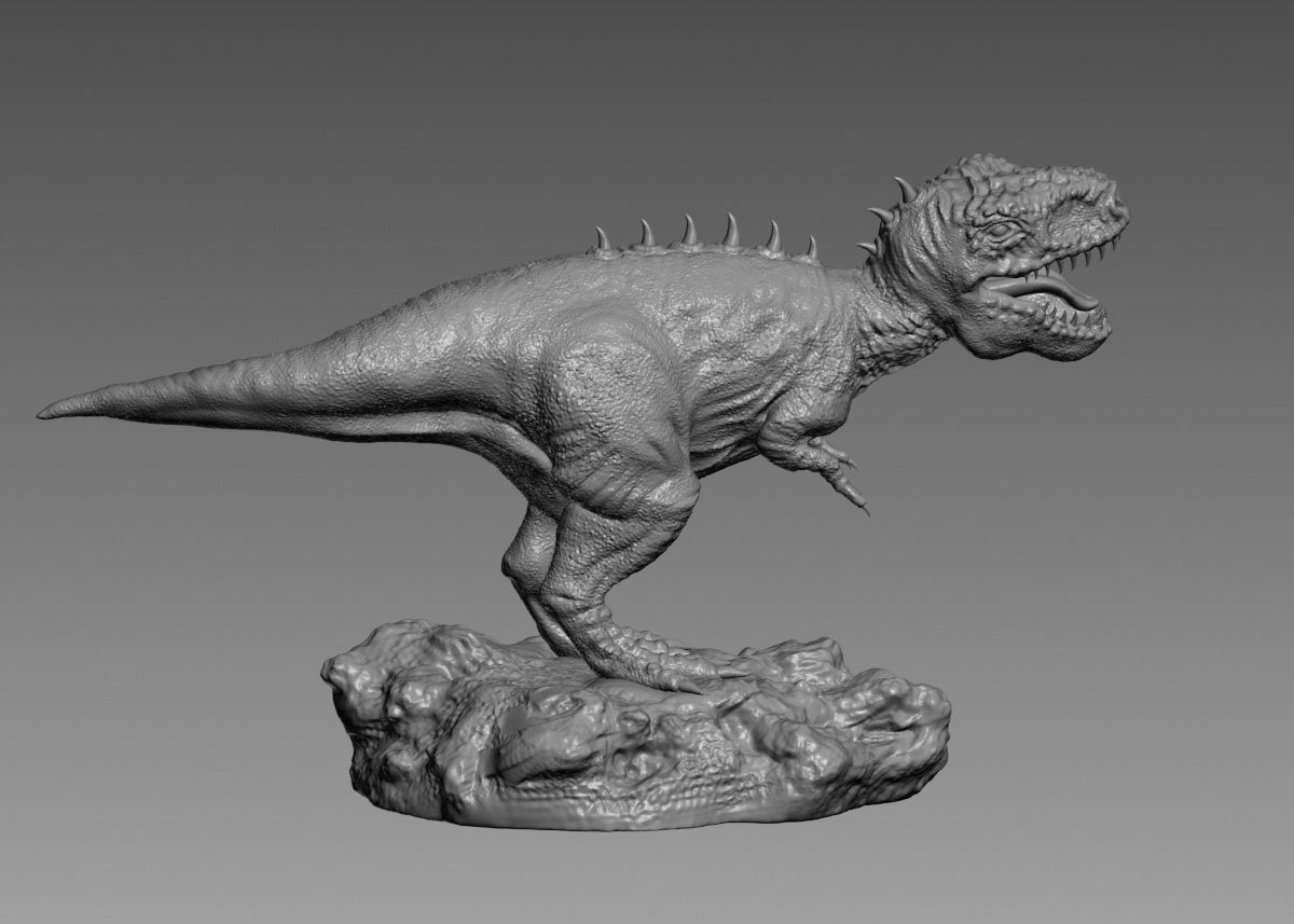 Trex Tyrannosaurus Rex Dinosaure 3d print model 3D print model_35