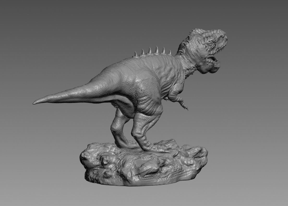 Trex Tyrannosaurus Rex Dinosaure 3d print model 3D print model_40