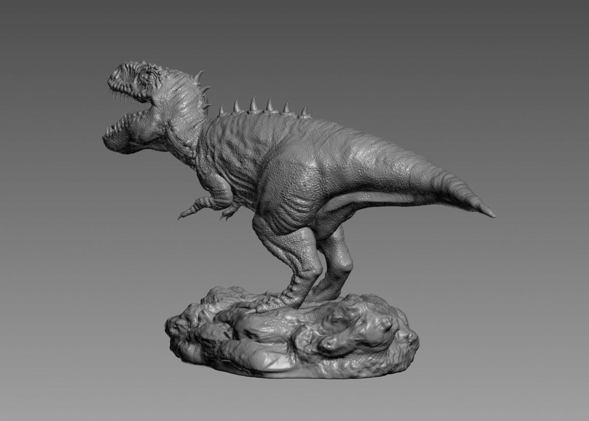 Trex Tyrannosaurus Rex Dinosaure 3d print model 3D print model_57