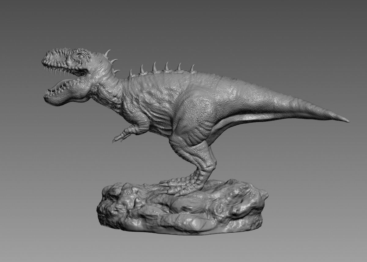 Trex Tyrannosaurus Rex Dinosaure 3d print model 3D print model_62