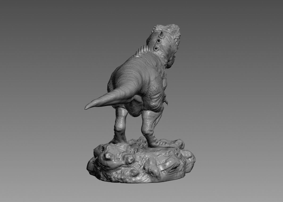 Trex Tyrannosaurus Rex Dinosaure 3d print model 3D print model_45