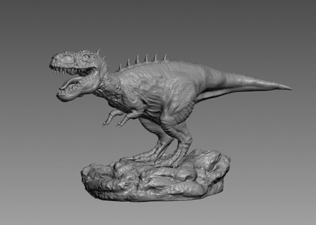 Trex Tyrannosaurus Rex Dinosaure 3d print model 3D print model_68
