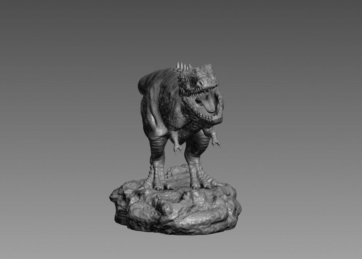 Trex Tyrannosaurus Rex Dinosaure 3d print model 3D print model_20