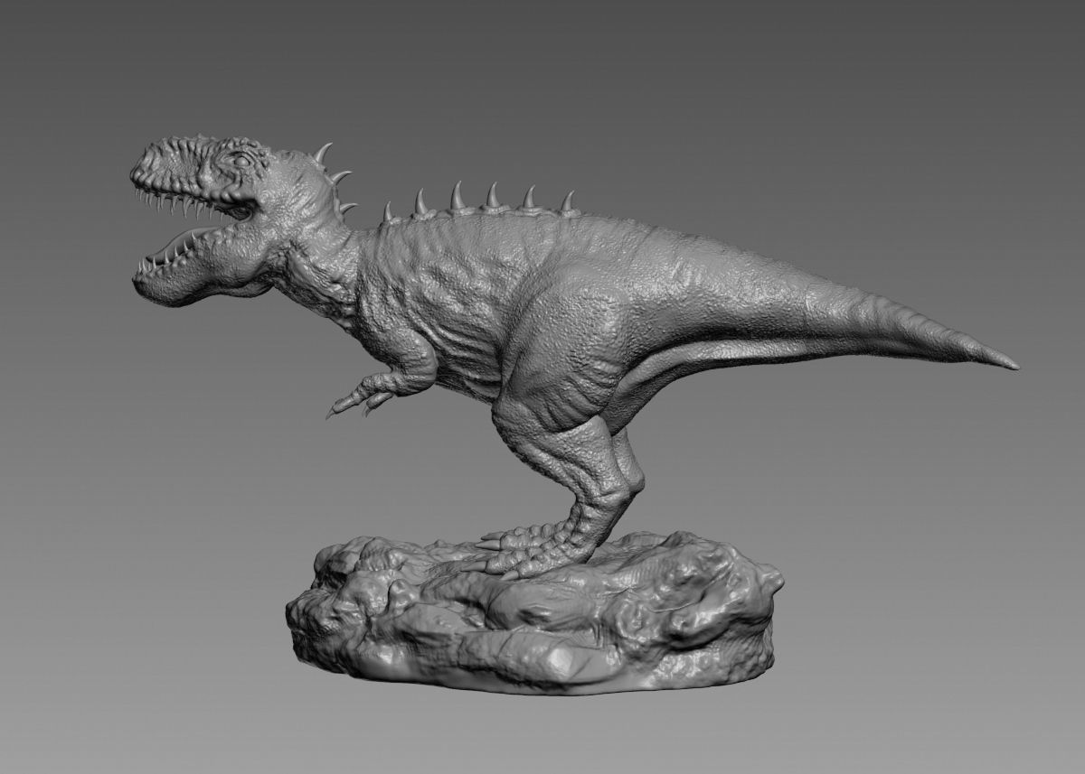 Trex Tyrannosaurus Rex Dinosaure 3d print model 3D print model_61