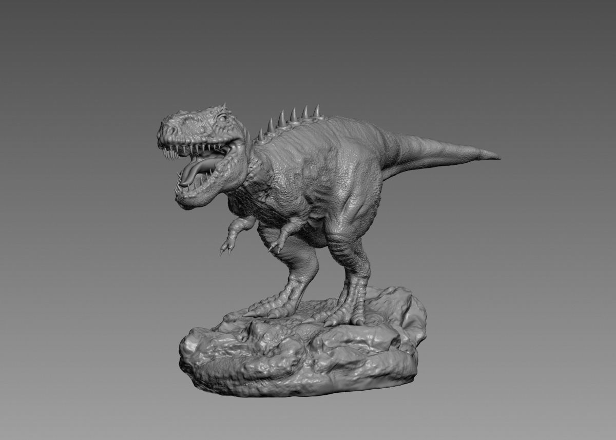 Trex Tyrannosaurus Rex Dinosaure 3d print model 3D print model_12