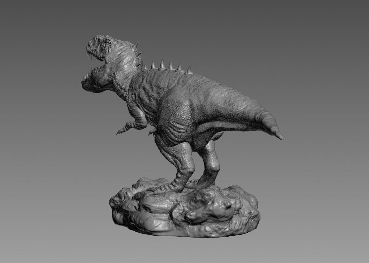 Trex Tyrannosaurus Rex Dinosaure 3d print model 3D print model_55