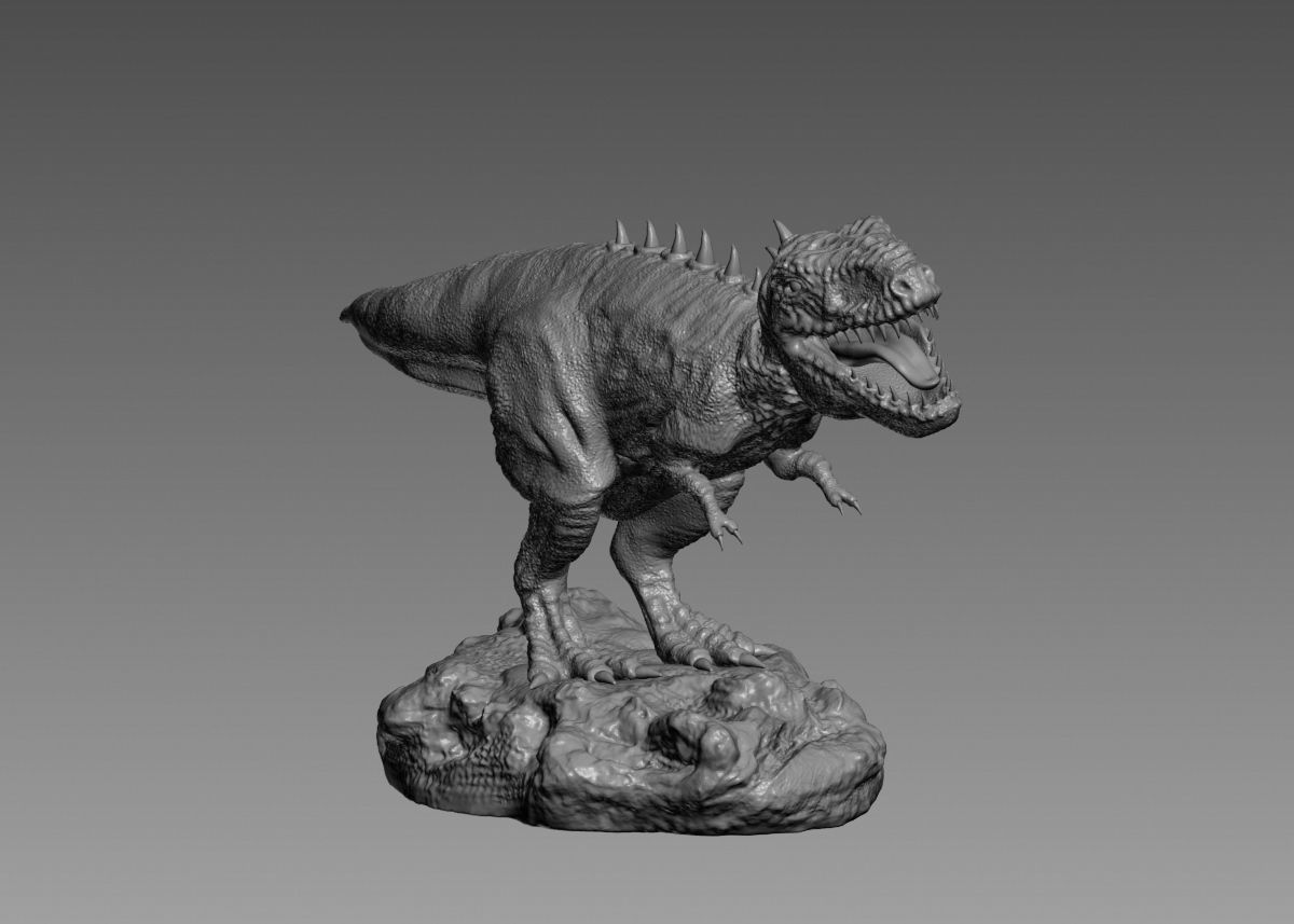 Trex Tyrannosaurus Rex Dinosaure 3d print model 3D print model_24