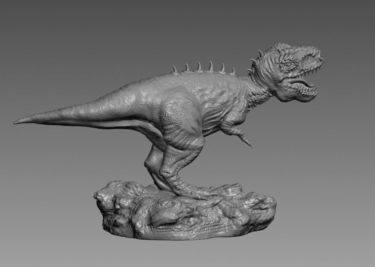 Trex Tyrannosaurus Rex Dinosaure 3d print model 3D print model_36