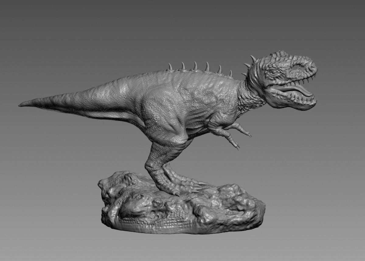 Trex Tyrannosaurus Rex Dinosaure 3d print model 3D print model_31