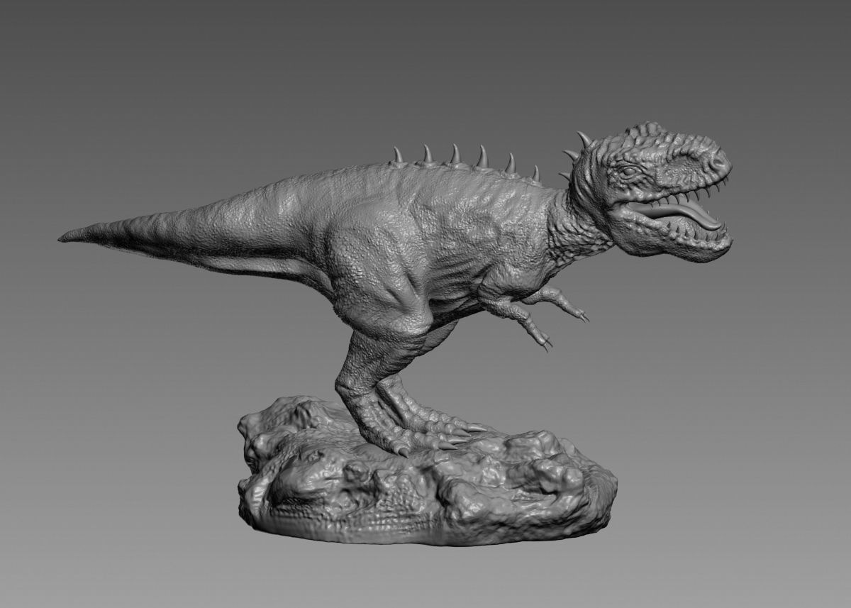 Trex Tyrannosaurus Rex Dinosaure 3d print model 3D print model_30