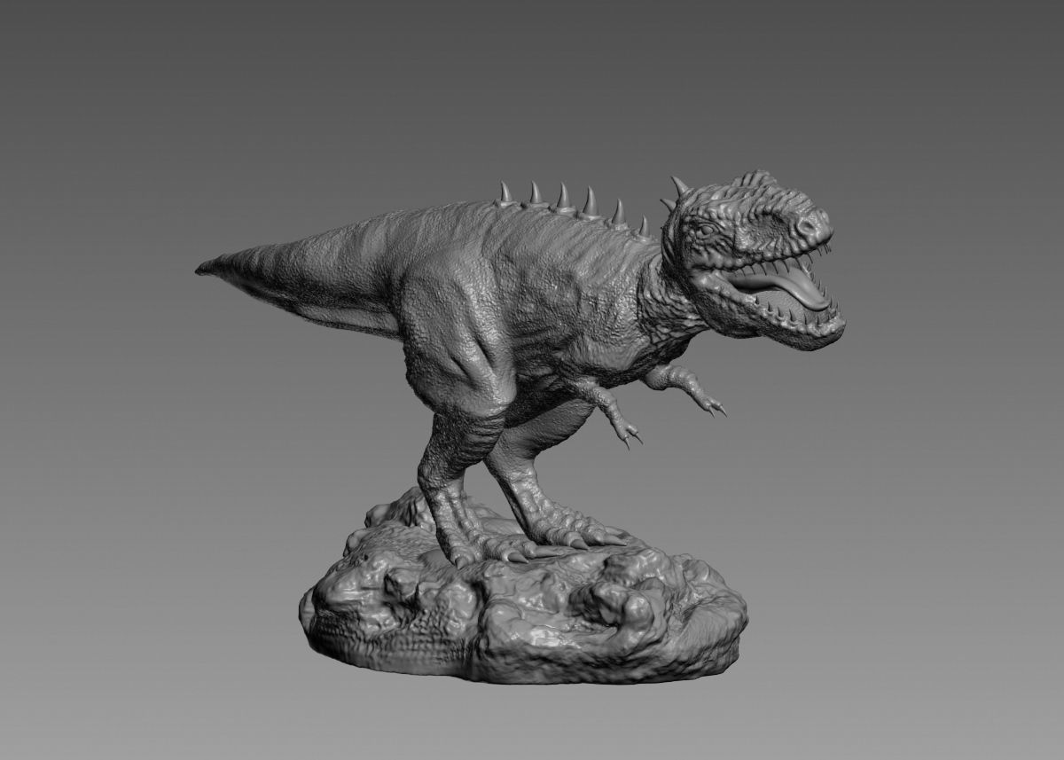 Trex Tyrannosaurus Rex Dinosaure 3d print model 3D print model_26