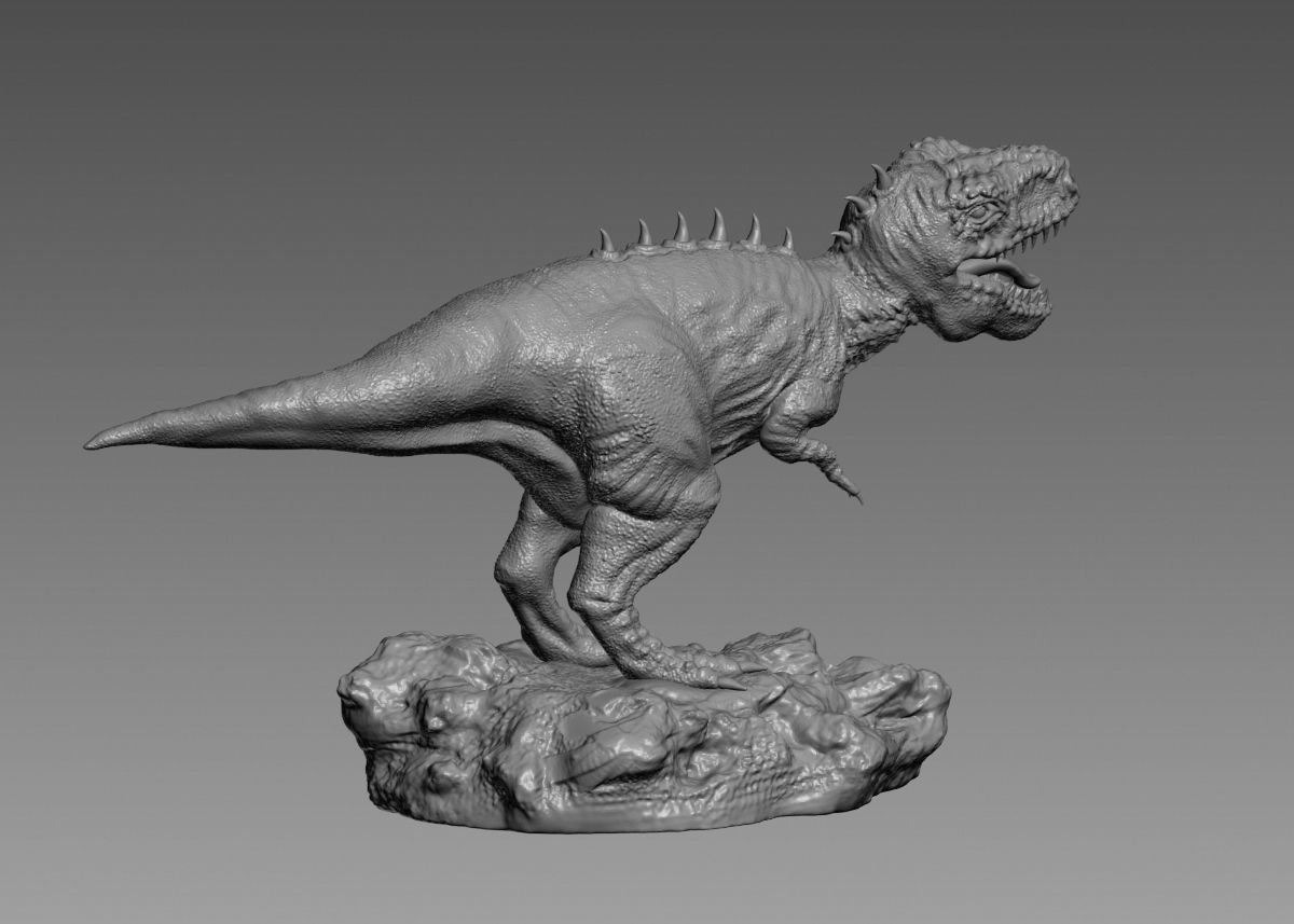 Trex Tyrannosaurus Rex Dinosaure 3d print model 3D print model_38