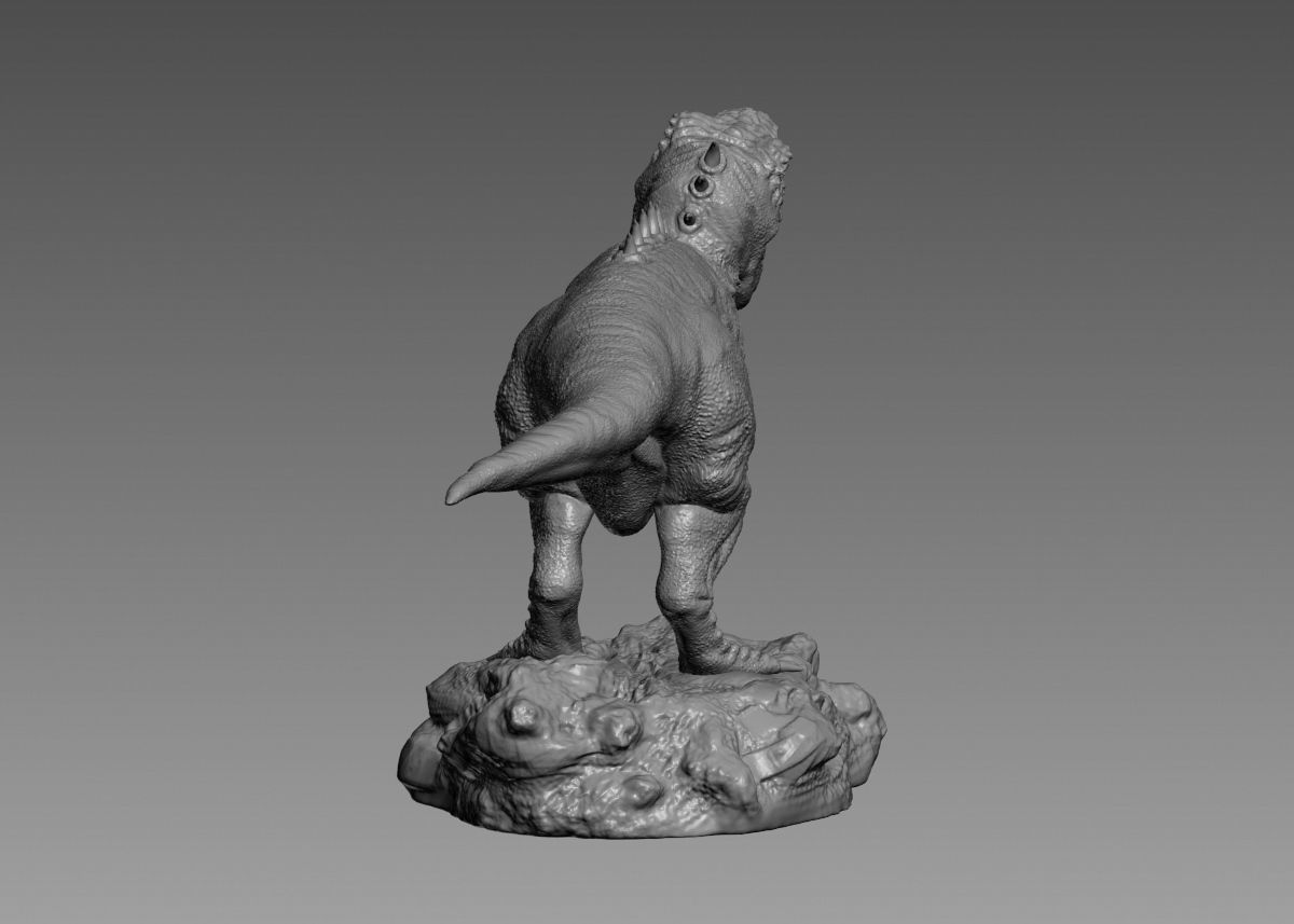 Trex Tyrannosaurus Rex Dinosaure 3d print model 3D print model_46