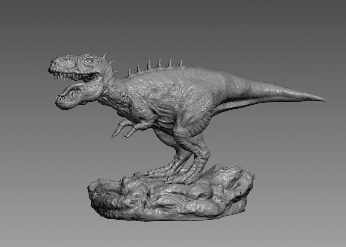 Trex Tyrannosaurus Rex Dinosaure 3d print model 3D print model_67