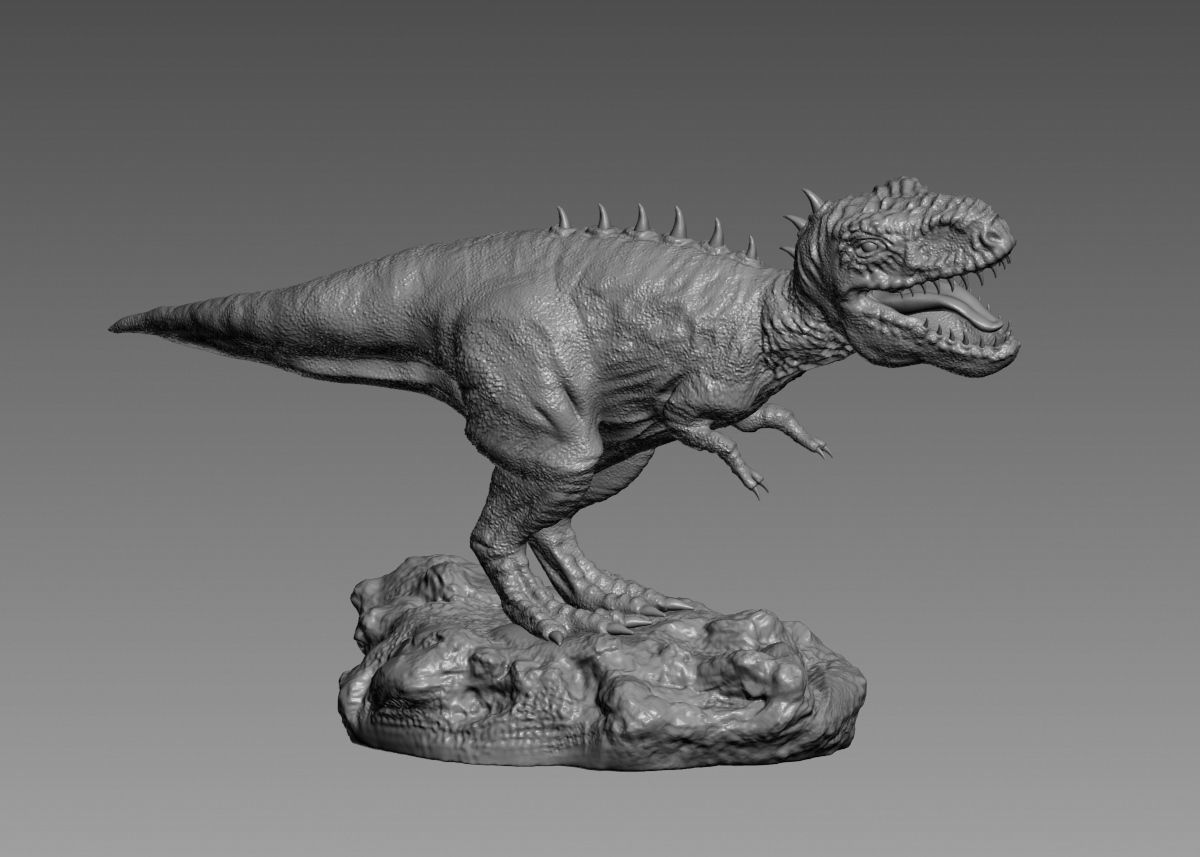 Trex Tyrannosaurus Rex Dinosaure 3d print model 3D print model_29