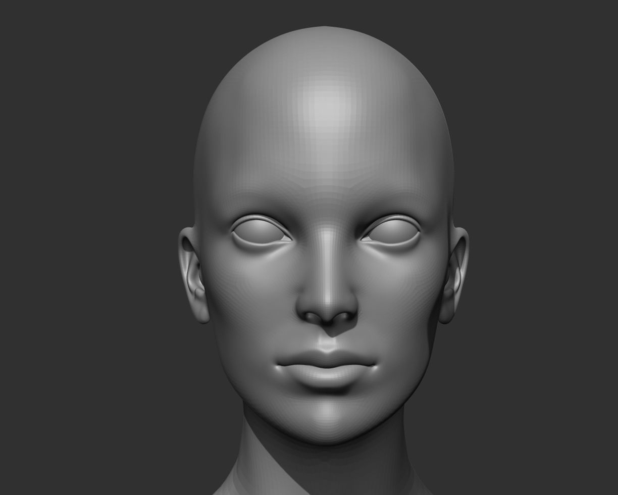 Realistic Human Heads 3D Model Collection_16