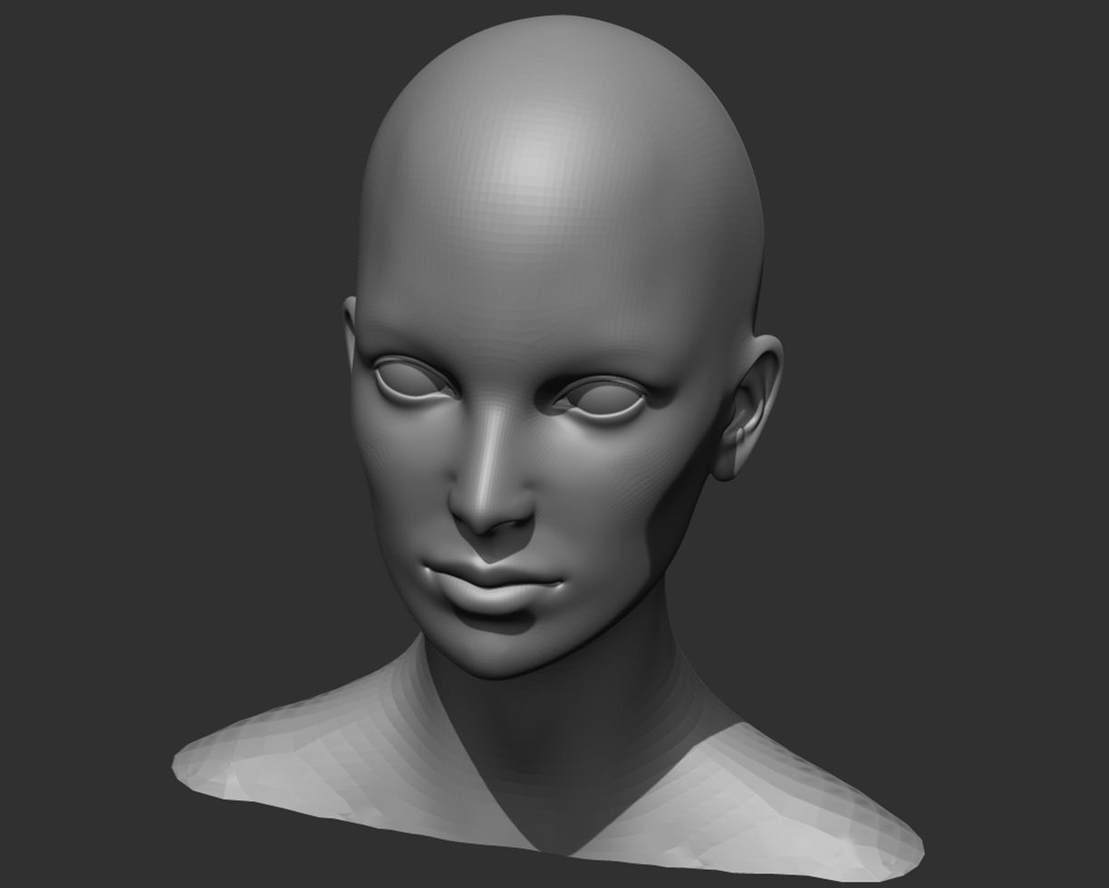 Realistic Human Heads 3D Model Collection_15