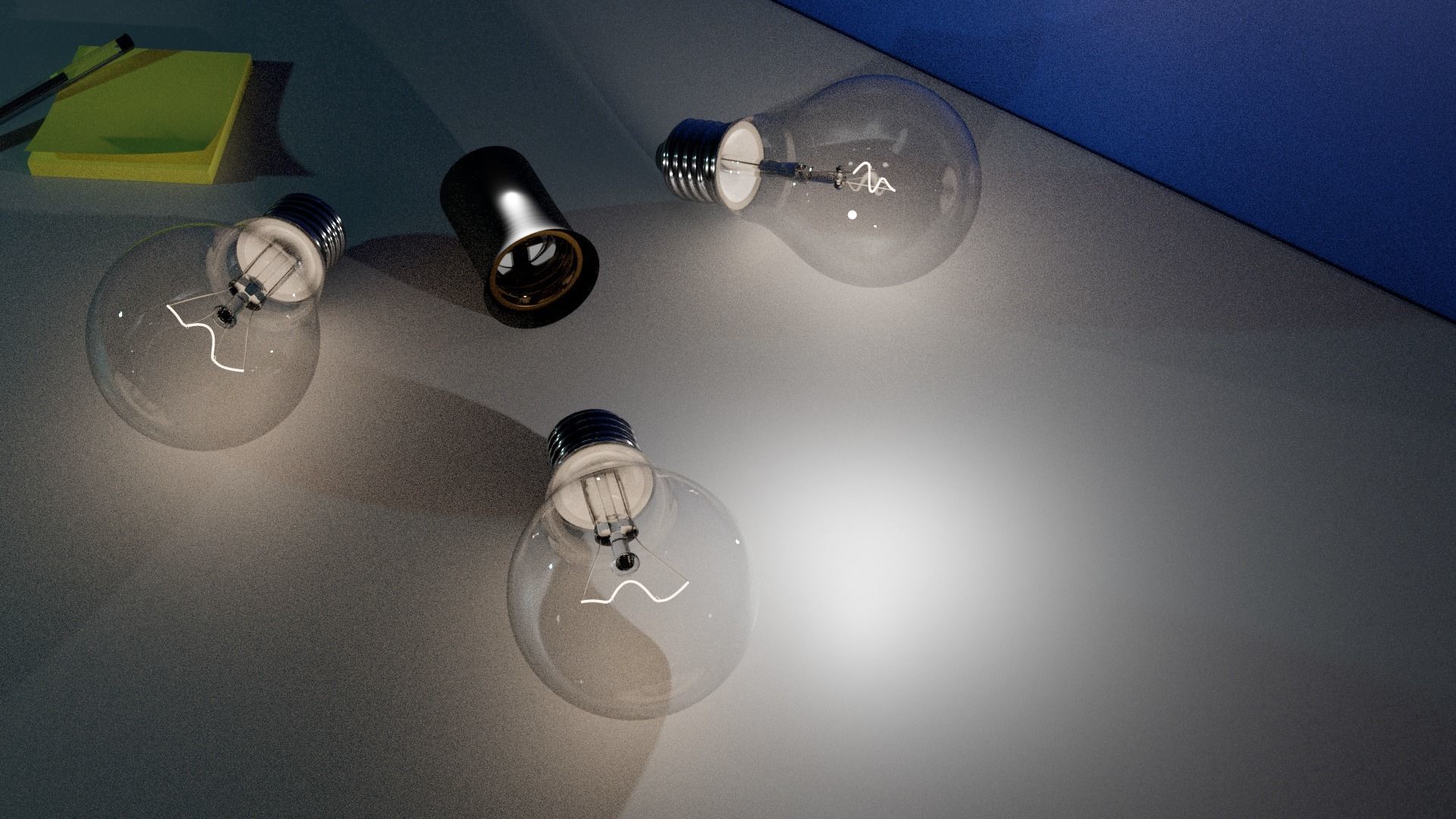 Bulb and Mounting Socket 3D model_7