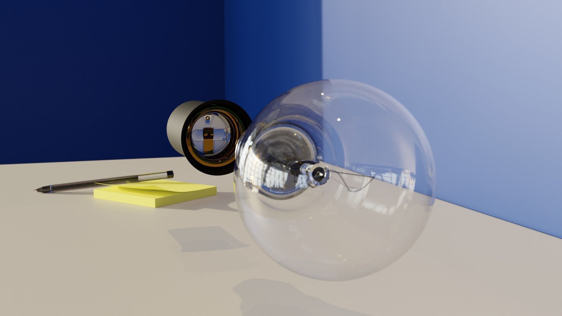 Bulb and Mounting Socket 3D model_4