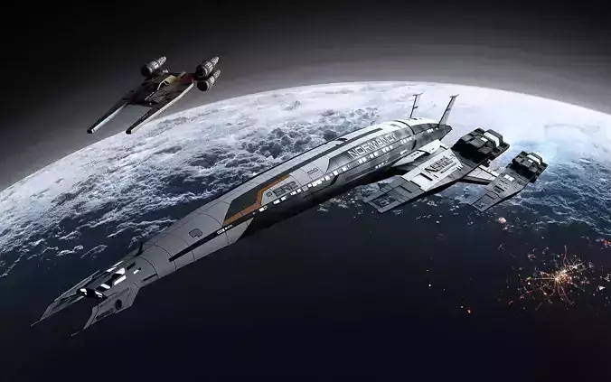Normandy N7 - Mass Effect 3D model