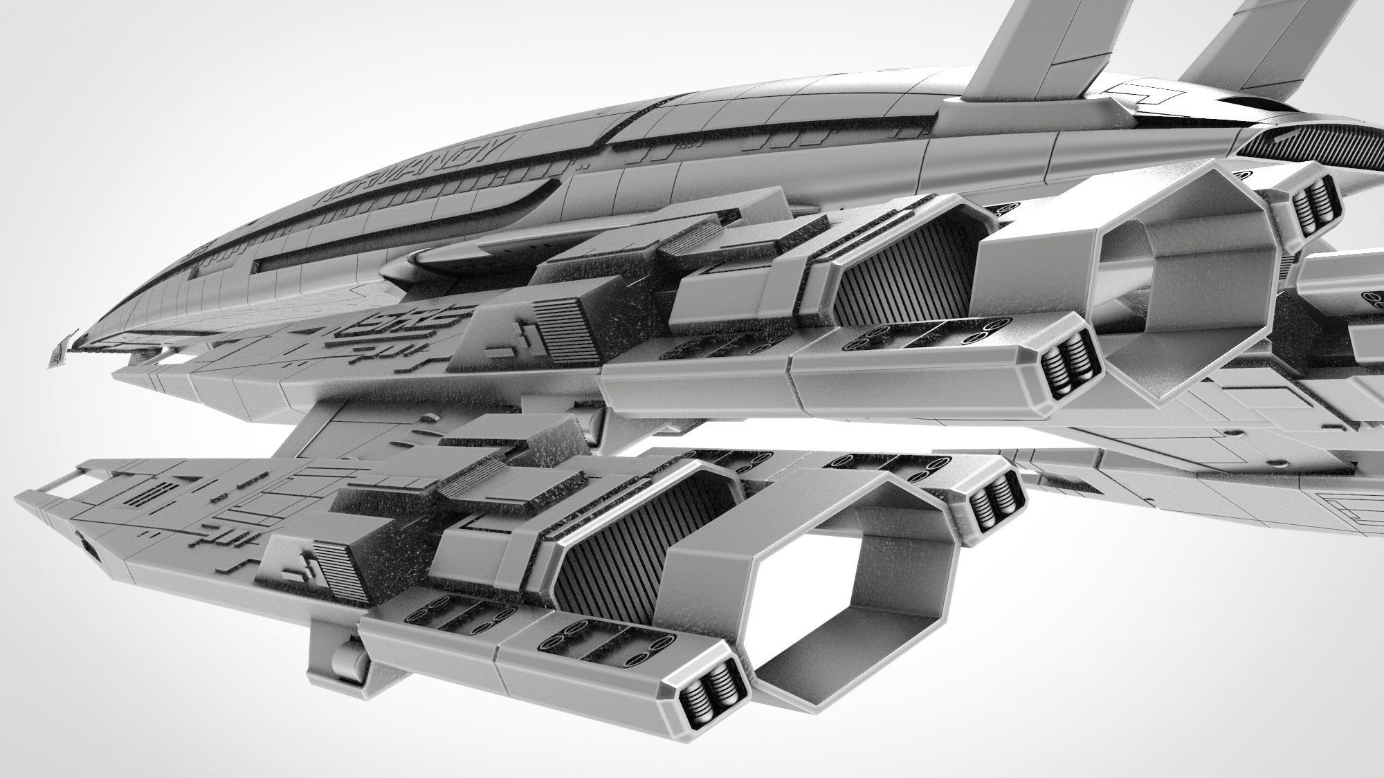 Normandy N7 - Mass Effect 3D model_9