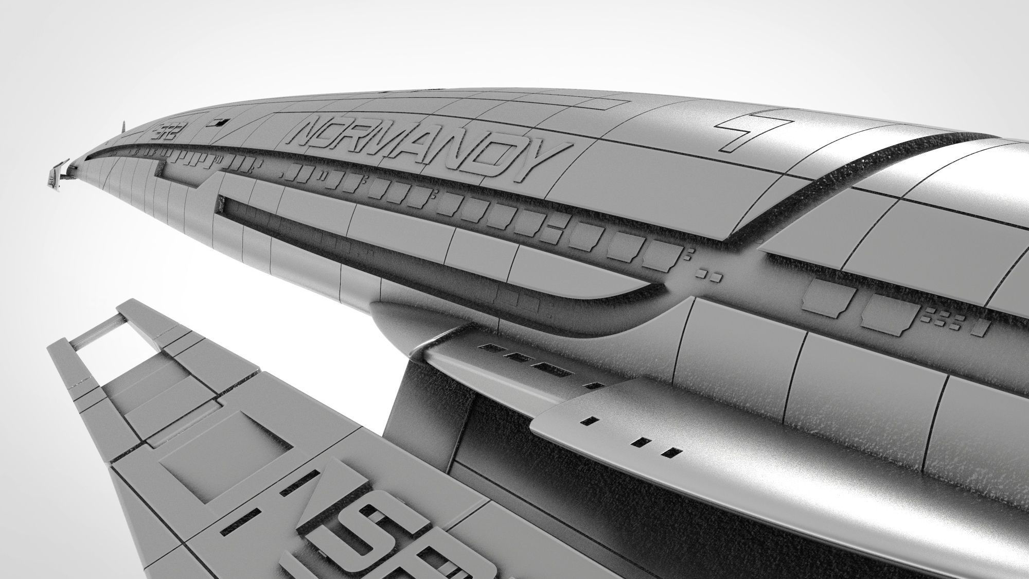 Normandy N7 - Mass Effect 3D model_8