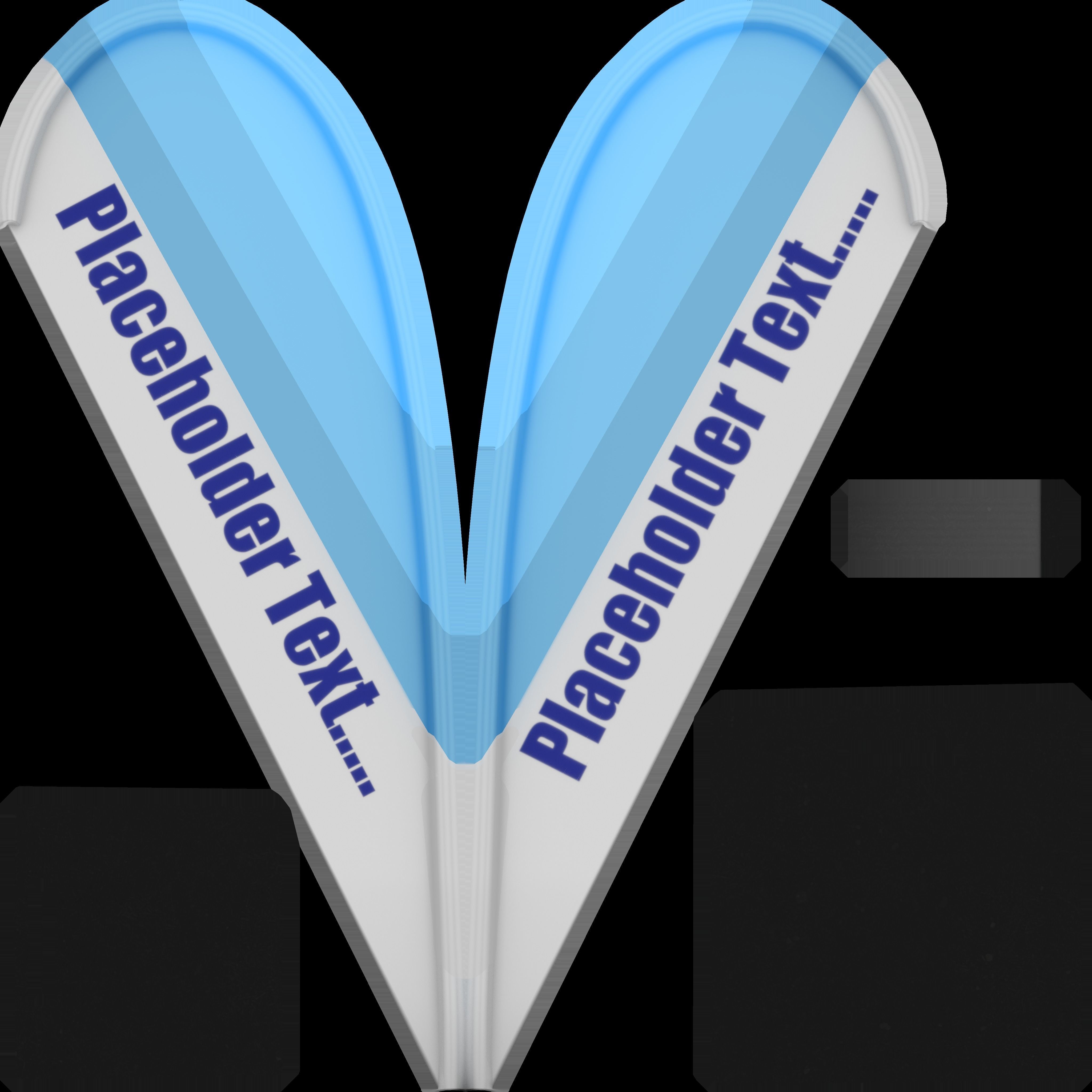 Beachflag 1 Low-Poly Low-poly 3D model_123