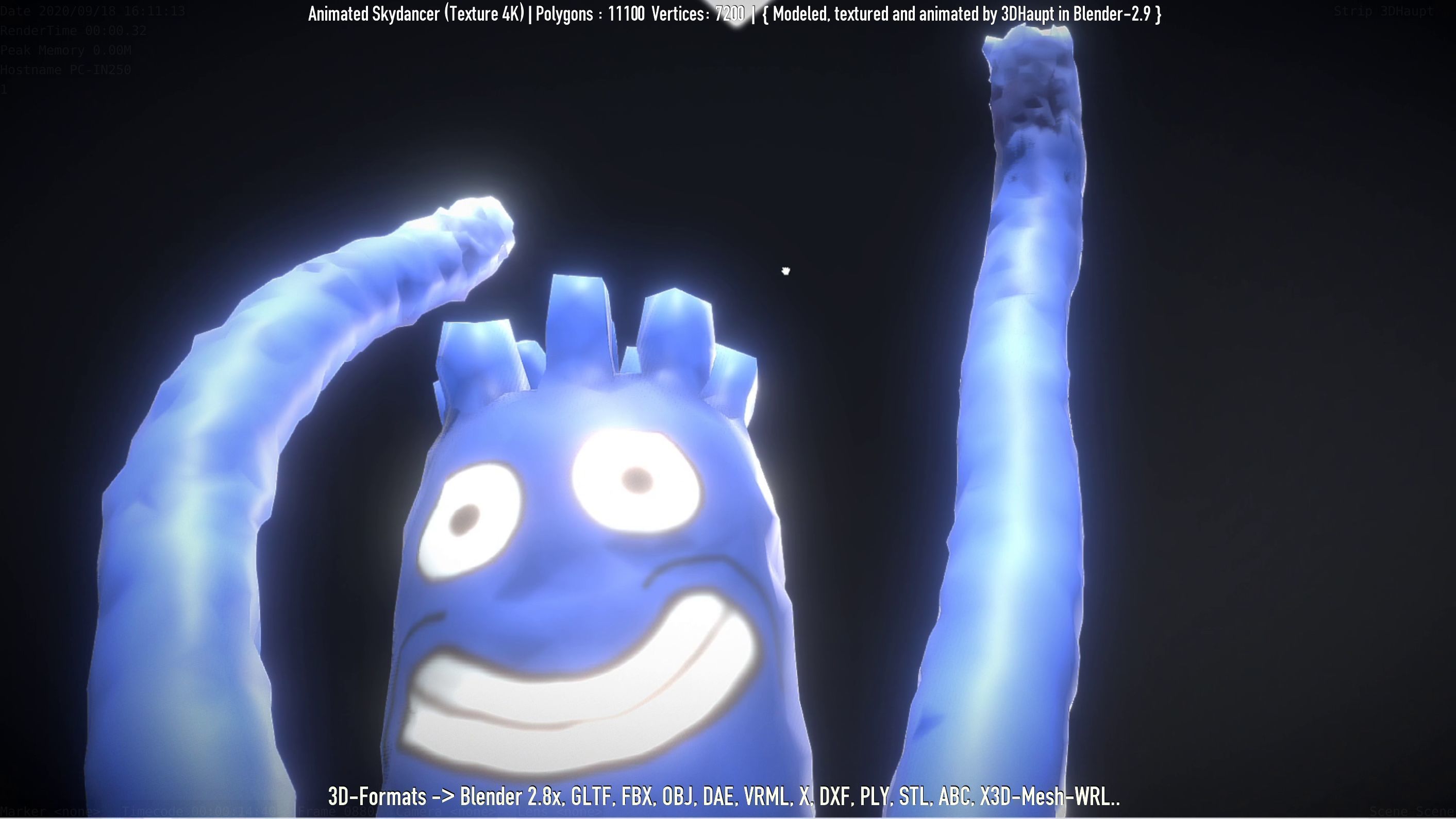 Advertising Objects - Pillar - Billboards - Flags - Skydancer 3D Model Collection_70