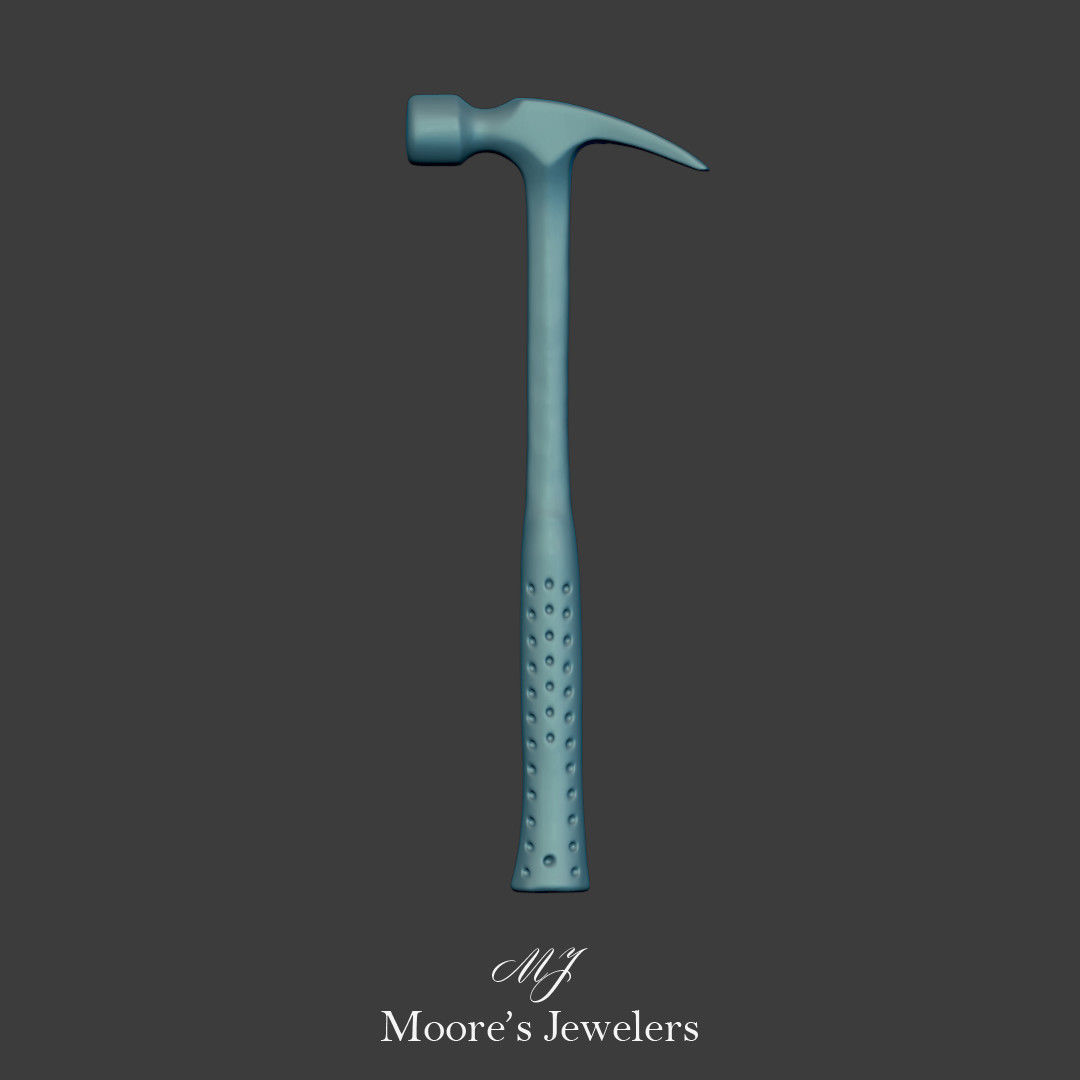 Hammer 3d Model Stl File 3D print model_3