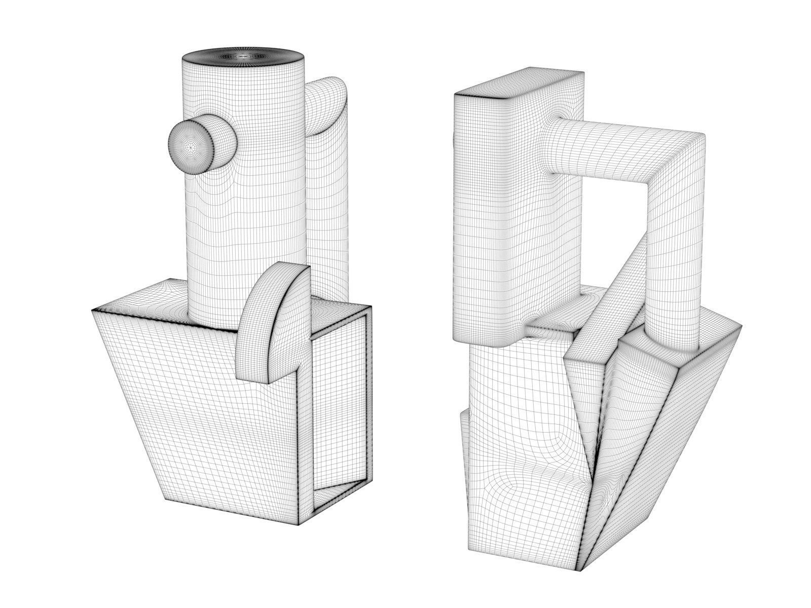 Pablo and Dora Sculptures 3D model_3