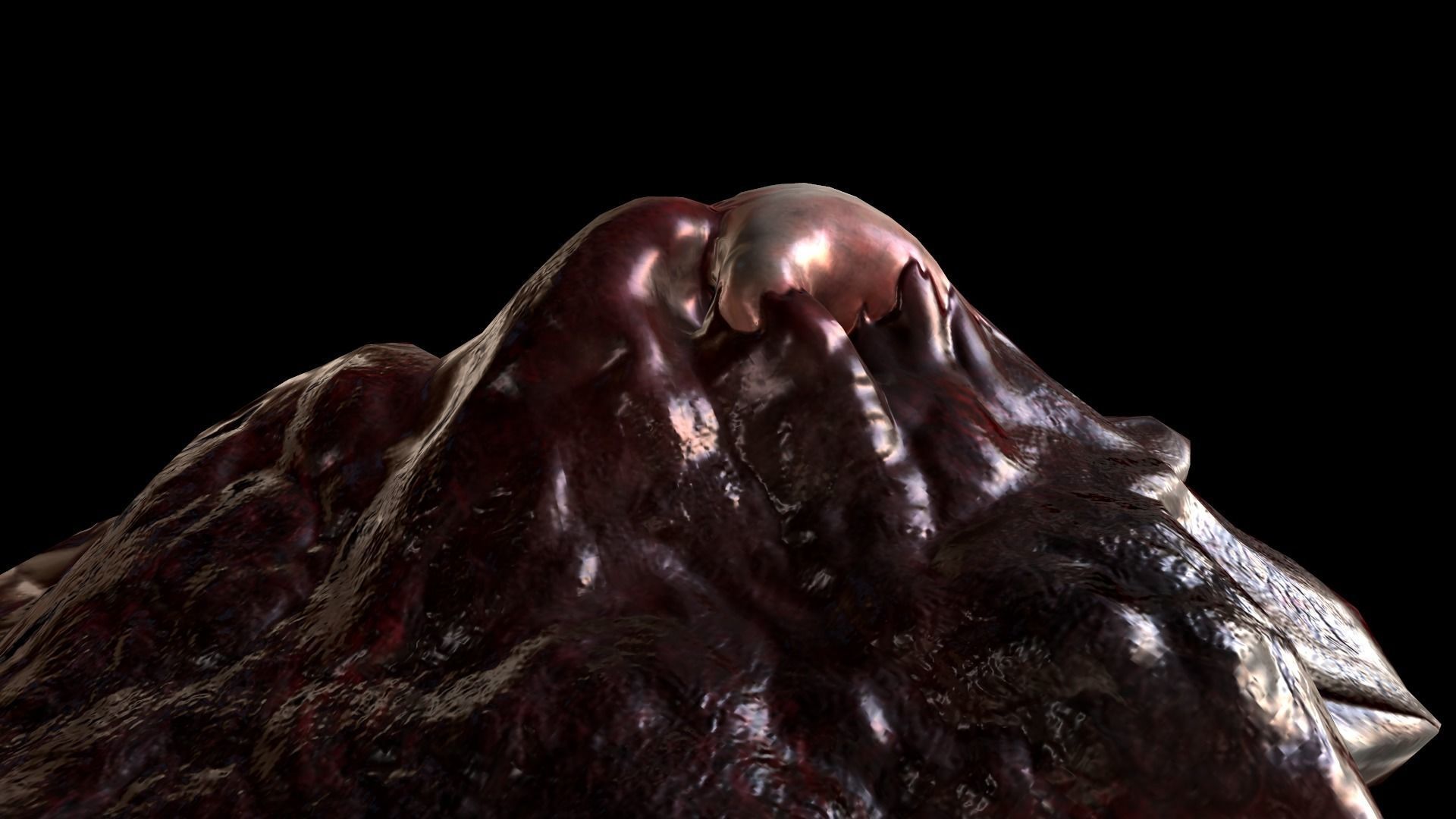 Horror Prop - Cocoon stench Animated  Low-poly 3D model_36