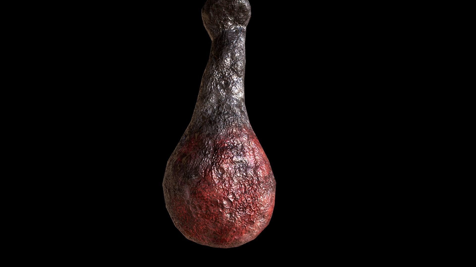 Horror Prop - Cocoon stench Animated  Low-poly 3D model_7