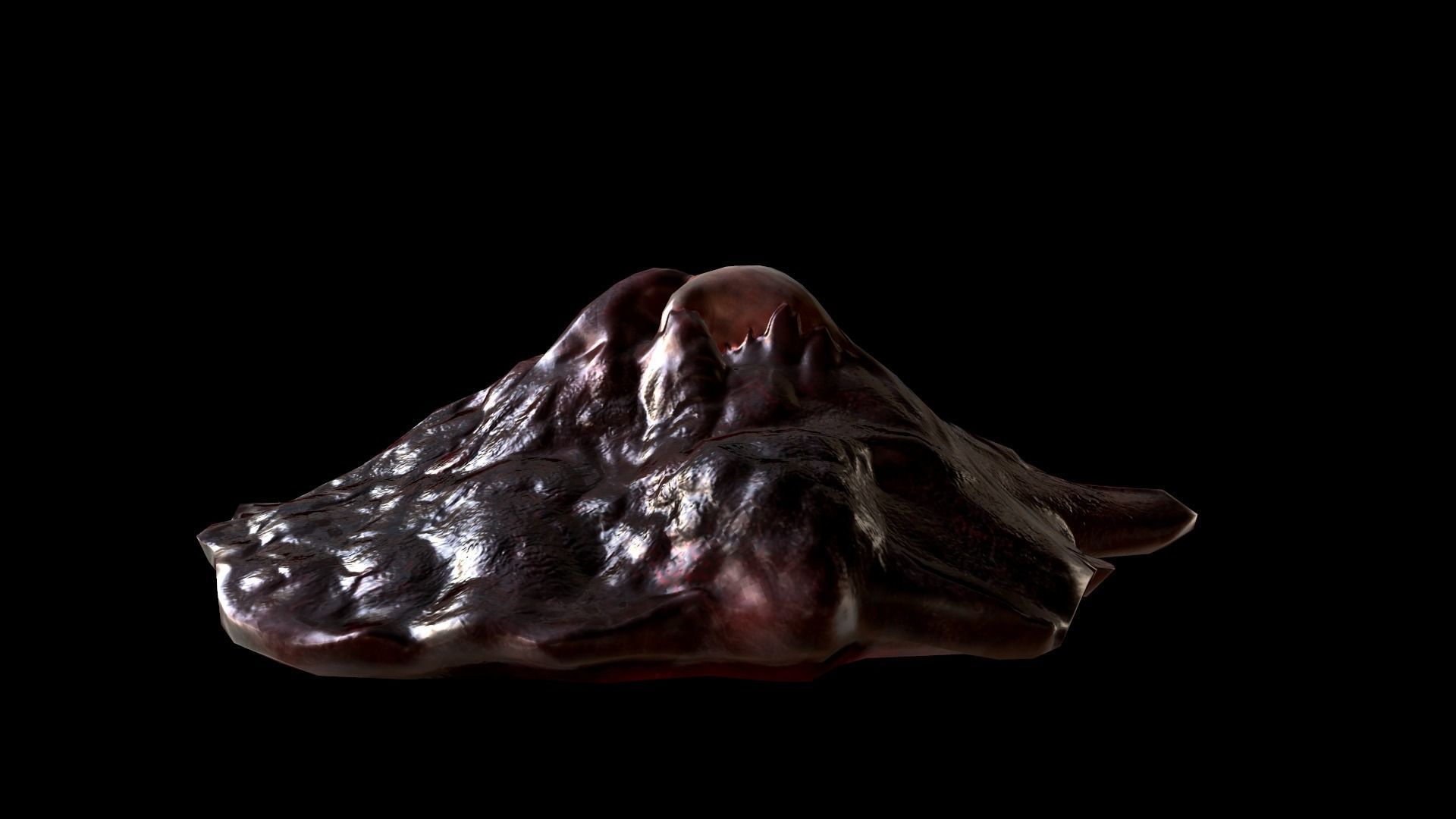 Horror Prop - Cocoon stench Animated  Low-poly 3D model_20