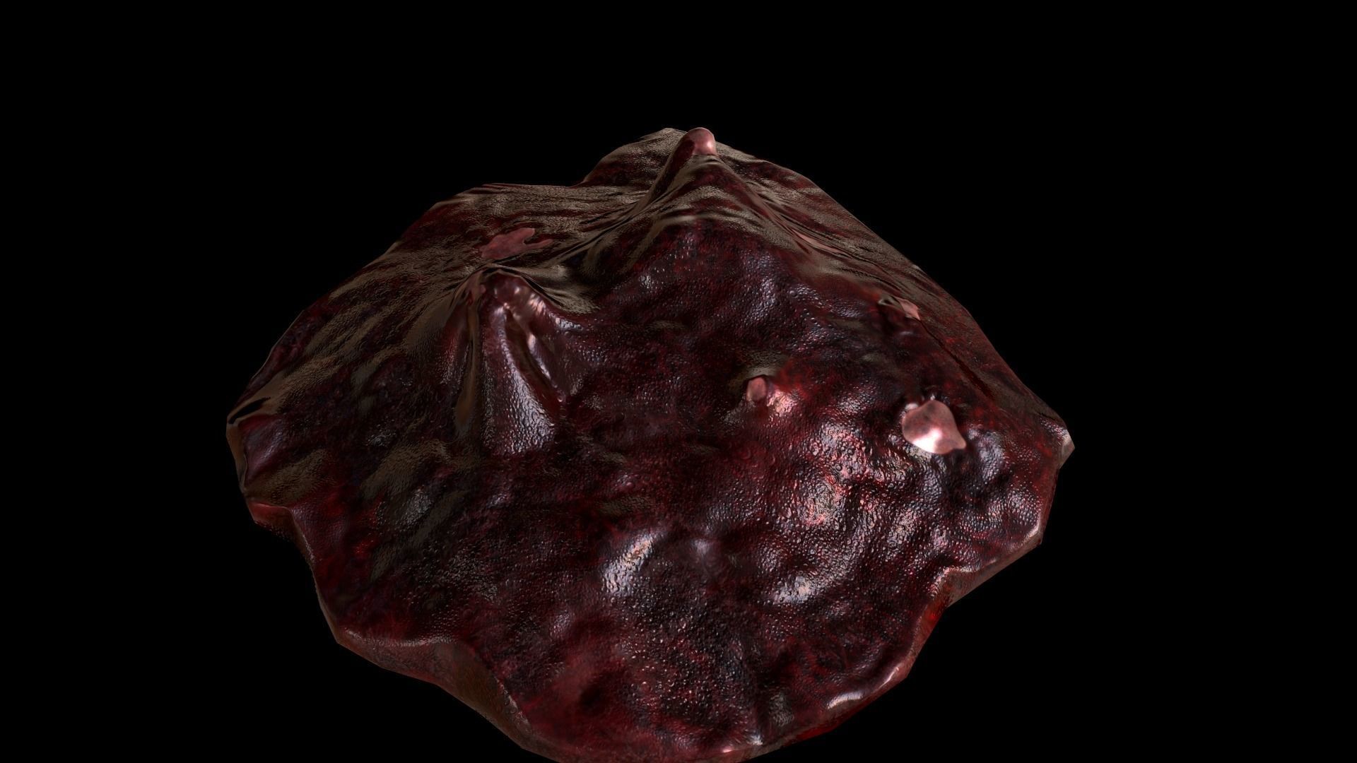 Horror Prop - Cocoon stench Animated  Low-poly 3D model_39