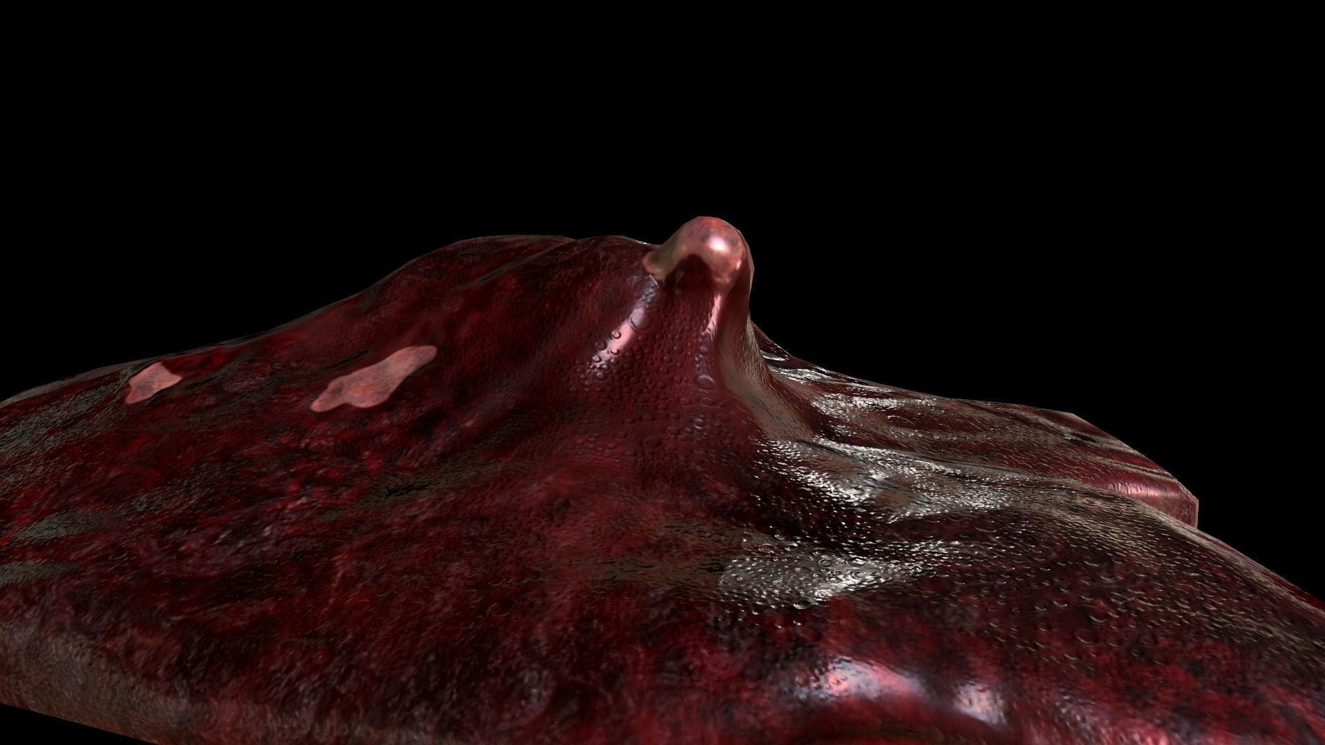 Horror Prop - Cocoon stench Animated  Low-poly 3D model_43