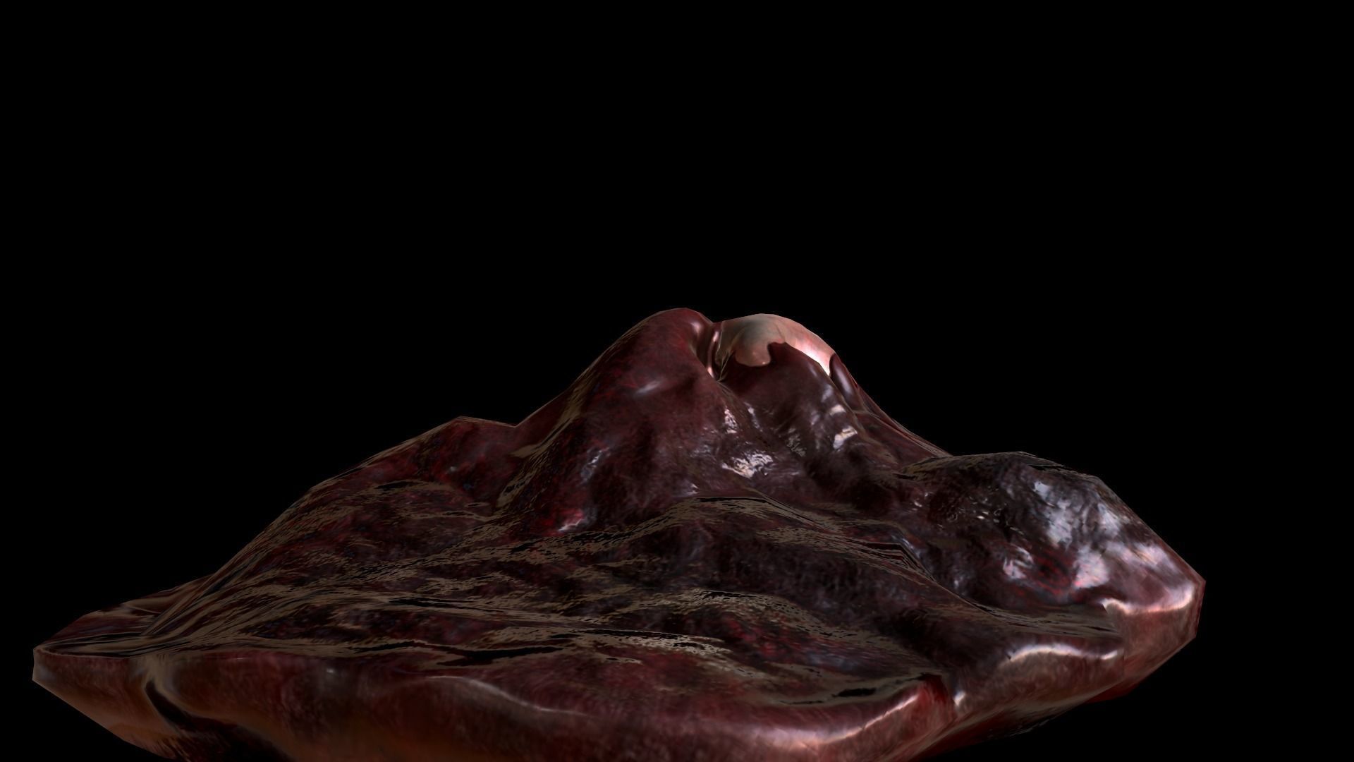 Horror Prop - Cocoon stench Animated  Low-poly 3D model_6