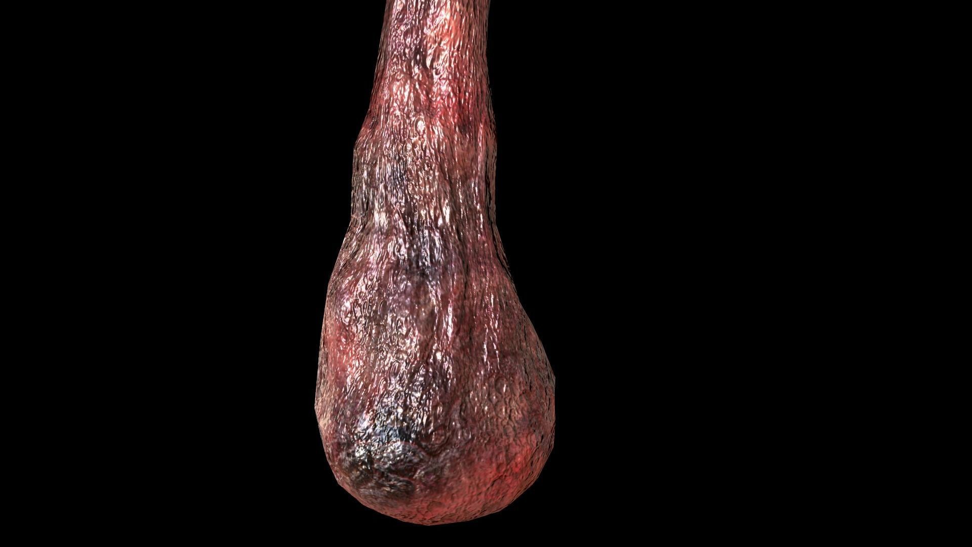 Horror Prop - Cocoon stench Animated  Low-poly 3D model_19