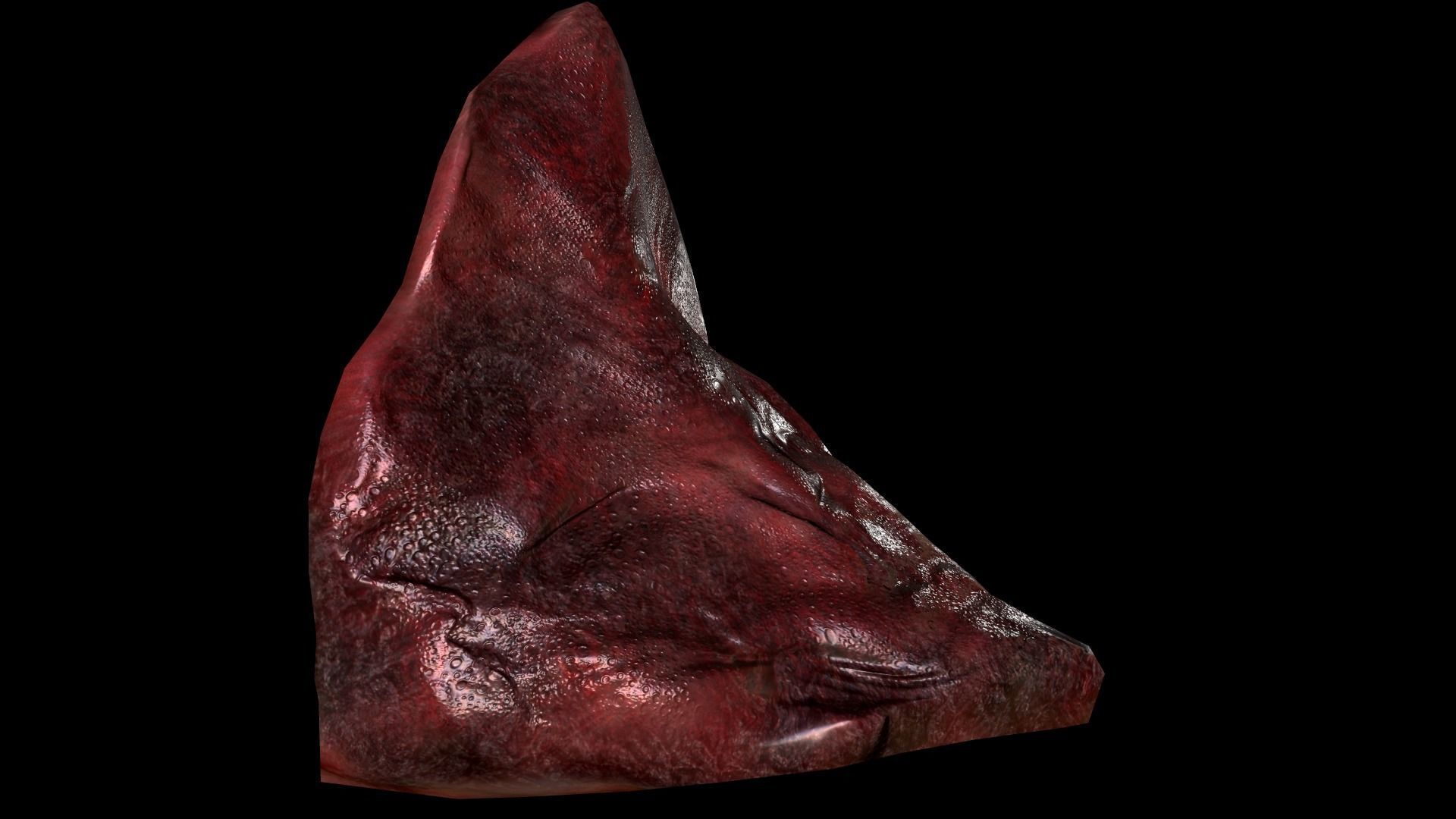 Horror Prop - Cocoon stench Animated  Low-poly 3D model_18