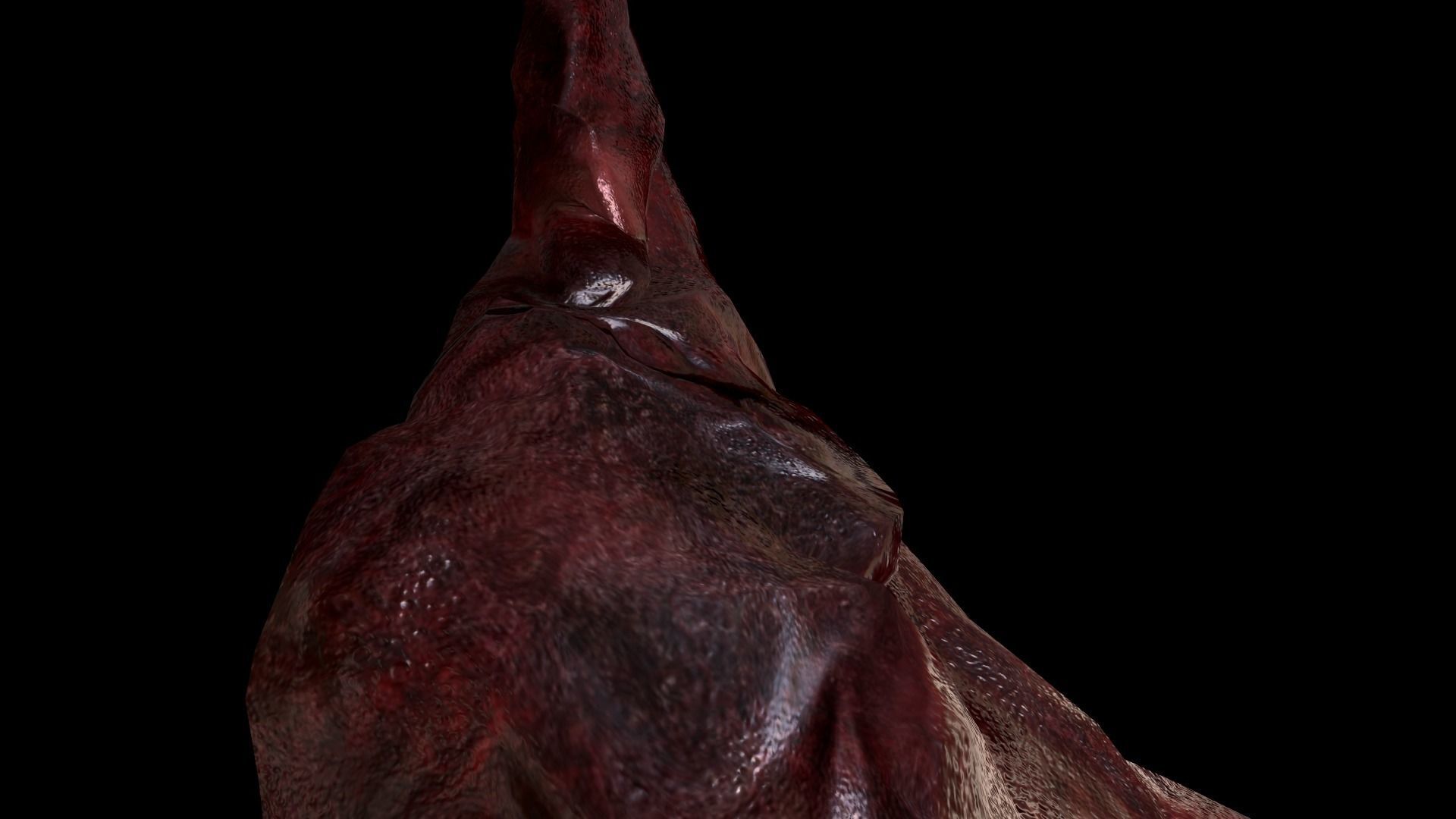 Horror Prop - Cocoon stench Animated  Low-poly 3D model_50