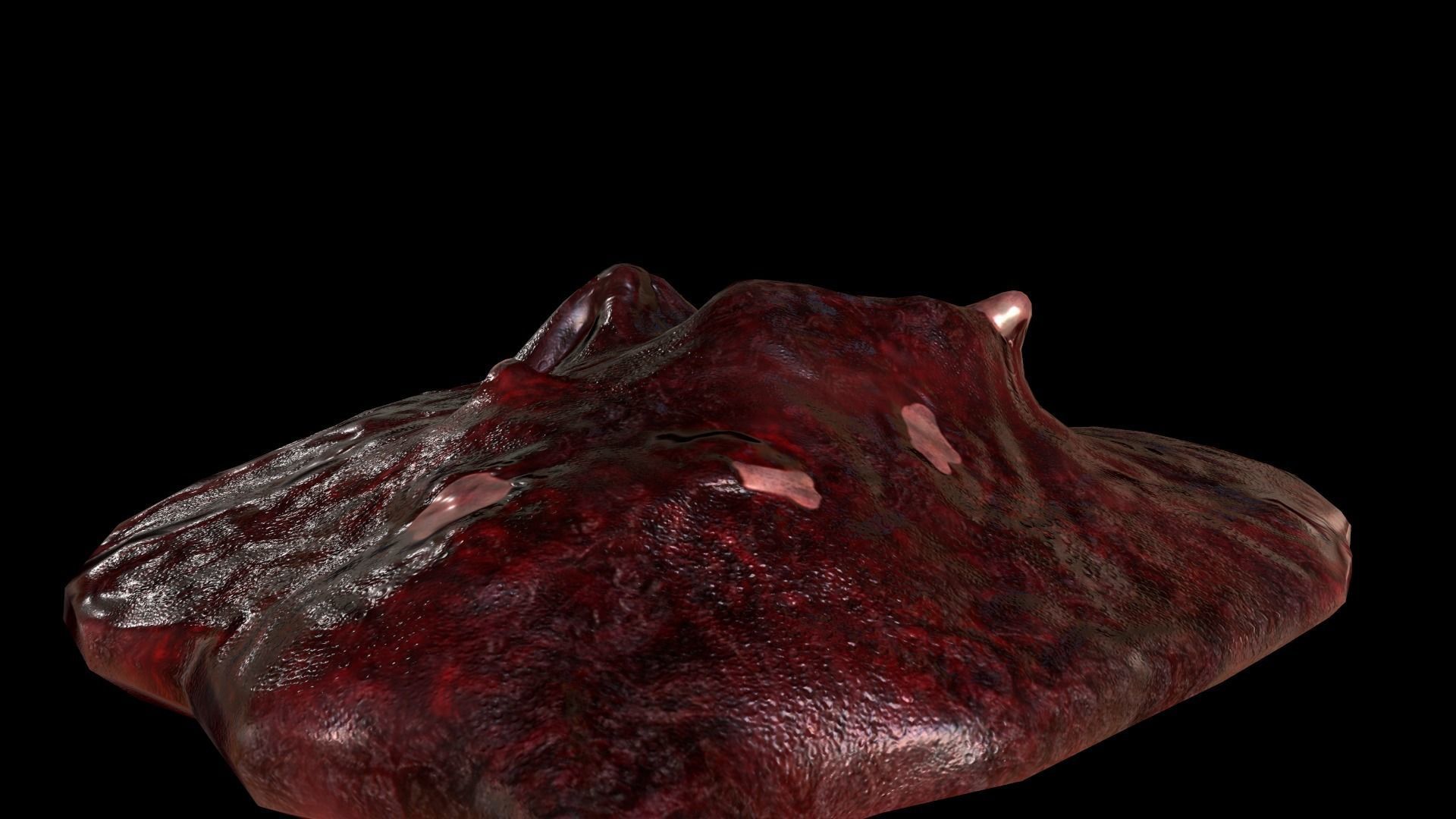 Horror Prop - Cocoon stench Animated  Low-poly 3D model_44