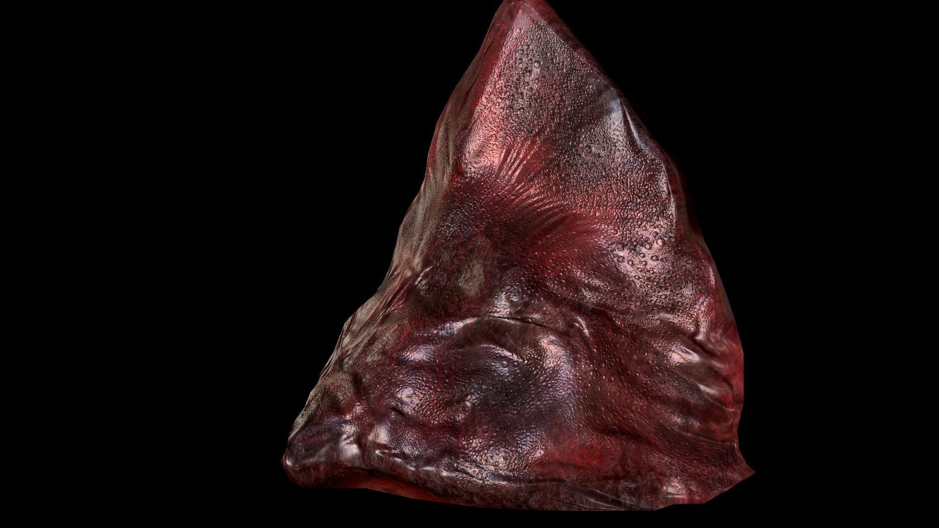 Horror Prop - Cocoon stench Animated  Low-poly 3D model_9